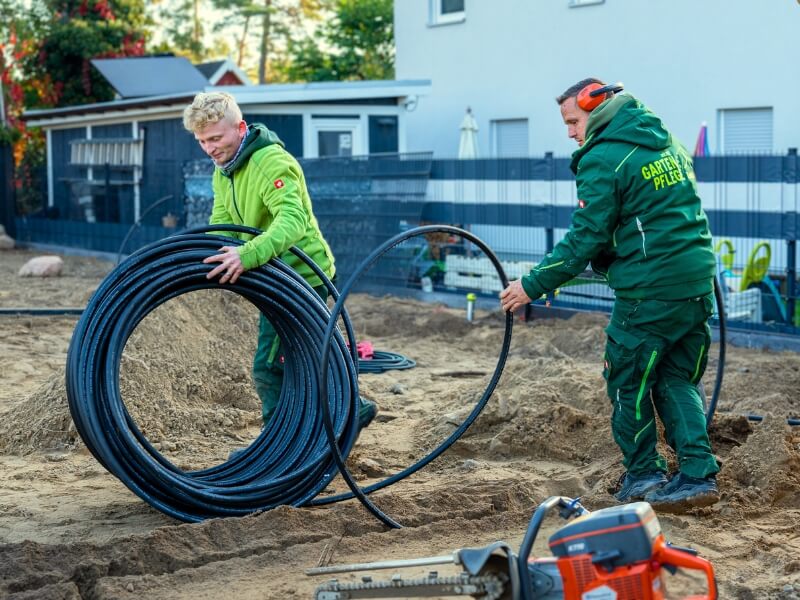 Unterirdische Leitungen